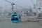 Wuhan city scene - cable car