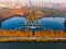 Wuhan East Lake Scenic Spot aerial photography scenery in autumn