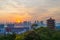 Wuhan Yellow Crane Tower Park Sunset Scenery