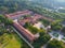 Wuhan Yuemachang Honglou Park aerial scenery