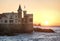 Wullf Castle - Castillo Wulff at sunset - Vina del Mar, Chile