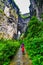 Wulong Karst limestone rock formations in Longshui Gorge Difeng