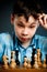 Wunderkind play chess