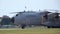 Wunstorf, Germany - June 09, 2018: Bundeswehr Open Day on air base Wunstorf. Airbus A400M four-engine turboprop military