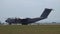 Wunstorf, Germany - June 09, 2018: Bundeswehr Open Day on air base Wunstorf. Airbus A400M four-engine turboprop military