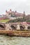 Wurzburg Bridge of Kilian and Castle in Bavaria