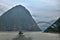 The Wushan Yangtze River Bridge in the Three Gorges of Chongqing in China.