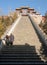 Wutaishan, Shanxi Province in China. The staircase of 108 steps leading to Pusading