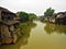 Wuzhen water town, Zhejiang province, China. Architecture, history, art and river