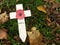 WW1 Remembrance Day Cross with Poppy