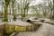 WW1 trenches at Sanctuary Wood, Ypres, Belgium.