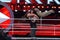 WWE Wrestler the Undertaker tombstone piledrivers Bray Wyatt mid