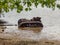 WWII abandoned bulldozer at former US airbase