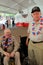 WWII vets spending the day at Saratoga Racetrack,New York,2015