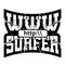 WWW internet surfer t shirt typography graphics