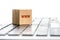 WWW Wooden Block on Computer Keyboard