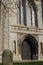 Wymondham Abbey parish church. Ancient benedictine priory religious building entrance