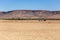 Wyndham, WA, Australia - Aug 31, 2014: A Toyota Landcruiser and Camprite offroad camper trailer park on the salt marshes adjacent