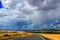 Wyoming country roads landscape