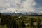 Wyoming, Gran Teton National Park, Snake river. Black and white.