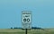Wyoming Interstate speed limit sign