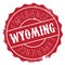 Wyoming rubber stamp