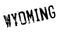 Wyoming rubber stamp