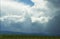 Wyoming Vast Landscape under dark clouds