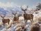 Wyoming Wildlife  Made With Generative AI illustration