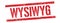 WYSIWYG text on red vintage lines stamp