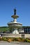 WÃ¼rzburg, Germany - Fountain near Central Railway Station