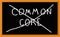 X Through Common Core on Chalkboard