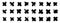 X Mark Brush Icon Set, Grunge X, Grunge Cross, Brush Drawn X Symbol, Vote Silhouette, Scribble Crosses