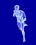 X-ray anatomy of running man