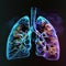 X-Ray of Smoke-Filled Lungs: The Unhealthy Addiction of Tobacco and its Medical Health Risks. Generative AI