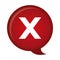 X reject icon image