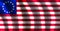 The & x22;Betsy Ross& x22; flag of usa with waves