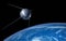 "Sputnik" Satellite Orbiting the Earth