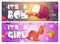 It's a boy or girl cartoon banners, baby shower