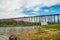 & x28;Panramic Mon Bridge& x29; Wooden bridge over the river in Sangkhlaburi District, Kanchanaburi