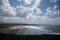 Xago beach view. Asturias coastline panorama, Spain