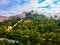 Xativa Castle aerial panoramic view, Spaint