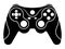 Xbox video game controllers or gamepad flat icon for apps and websites