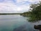 Xel-Ha water park, lake and trees