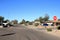 Xeriscaped Residential Street in Phoenix, Arizona