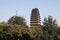 Xi \'an the morning bell in the small wild goose pagoda, clocks