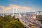 Xiamen haicang bridge in sunset