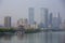 Xiangjiang River and Changsha skyline, Hunan, China