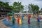 Xiaoganlanba Xishuangbanna Dai Park Plaza splash splashing Carnival