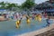 Xiaoganlanba Xishuangbanna Dai Park Plaza splash splashing Carnival